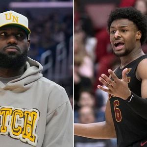 LeBron James hits out at talk of son Bronny joining the NBA after a mock draft predicted his eldest boy will enter league in 2025: ‘Let the kid be a kid’ LeBron James hits out at talk of son Bronny joining the NBA after a mock draft predicted his eldest boy will enter league in 2025: ‘Let the kid be a kid’