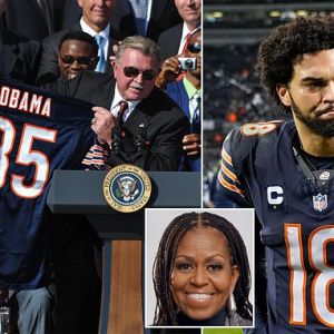 Michelle Obama takes a sneaky swipe at Chicago Bears in Christmas video hours after Caleb Williams’s latest debacle Michelle Obama takes a sneaky swipe at Chicago Bears in Christmas video hours after Caleb Williams’s latest debacle
