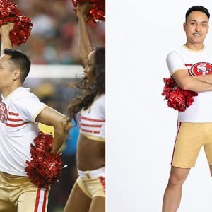 ESPN sparks meltdown among NFL fans with coverage of male 49ers cheerleader ESPN sparks meltdown among NFL fans with coverage of male 49ers cheerleader