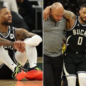 Sickening replay shows the exact moment NBA star Damian Lillard snapped his Achilles Sickening replay shows the exact moment NBA star Damian Lillard snapped his Achilles