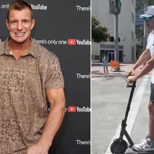Wild moment Rob Gronkowski suffers road rage after near miss with overzealous fan Wild moment Rob Gronkowski suffers road rage after near miss with overzealous fan