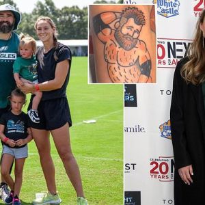 Kylie Kelce hits out at fans ‘drooling’ over husband Jason Kylie Kelce hits out at fans ‘drooling’ over husband Jason