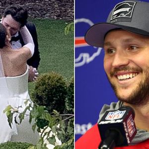 Josh Allen breaks his silence on wedding to Hailee Steinfeld and shows off his ring to reporters Josh Allen breaks his silence on wedding to Hailee Steinfeld and shows off his ring to reporters