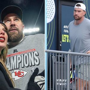 Eagle-eyed fans spot VERY surprising nod to Taylor Swift in Travis Kelce’s gym bag Eagle-eyed fans spot VERY surprising nod to Taylor Swift in Travis Kelce’s gym bag