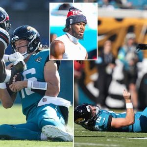 Azeez Al-Shaair reveals he was ‘in a dark’ place after suspension for viscous hit on Trevor Lawrence Azeez Al-Shaair reveals he was ‘in a dark’ place after suspension for viscous hit on Trevor Lawrence