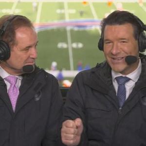 Tony Romo leaves fans split with pᴀssionate display in the booth for Broncos-Bills playoff showdown Tony Romo leaves fans split with pᴀssionate display in the booth for Broncos-Bills playoff showdown
