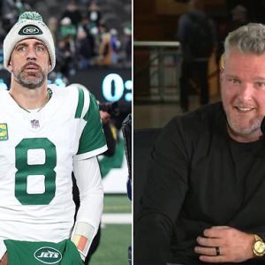 Pat McAfee finally addresses claims New York Jets ditched Aaron Rodgers over his appearances on his show Pat McAfee finally addresses claims New York Jets ditched Aaron Rodgers over his appearances on his show