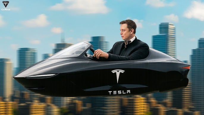 It Happened! Elon Musk SHOCKED Tesla Flying Car Fully Functional! What's Inside Is Unbelievable! - YouTube