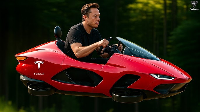 It Happened! Tesla Flying Car BREAKS Reality! Elon Musk Shocks 1.1-Second Speed & Insane New Specs! - YouTube