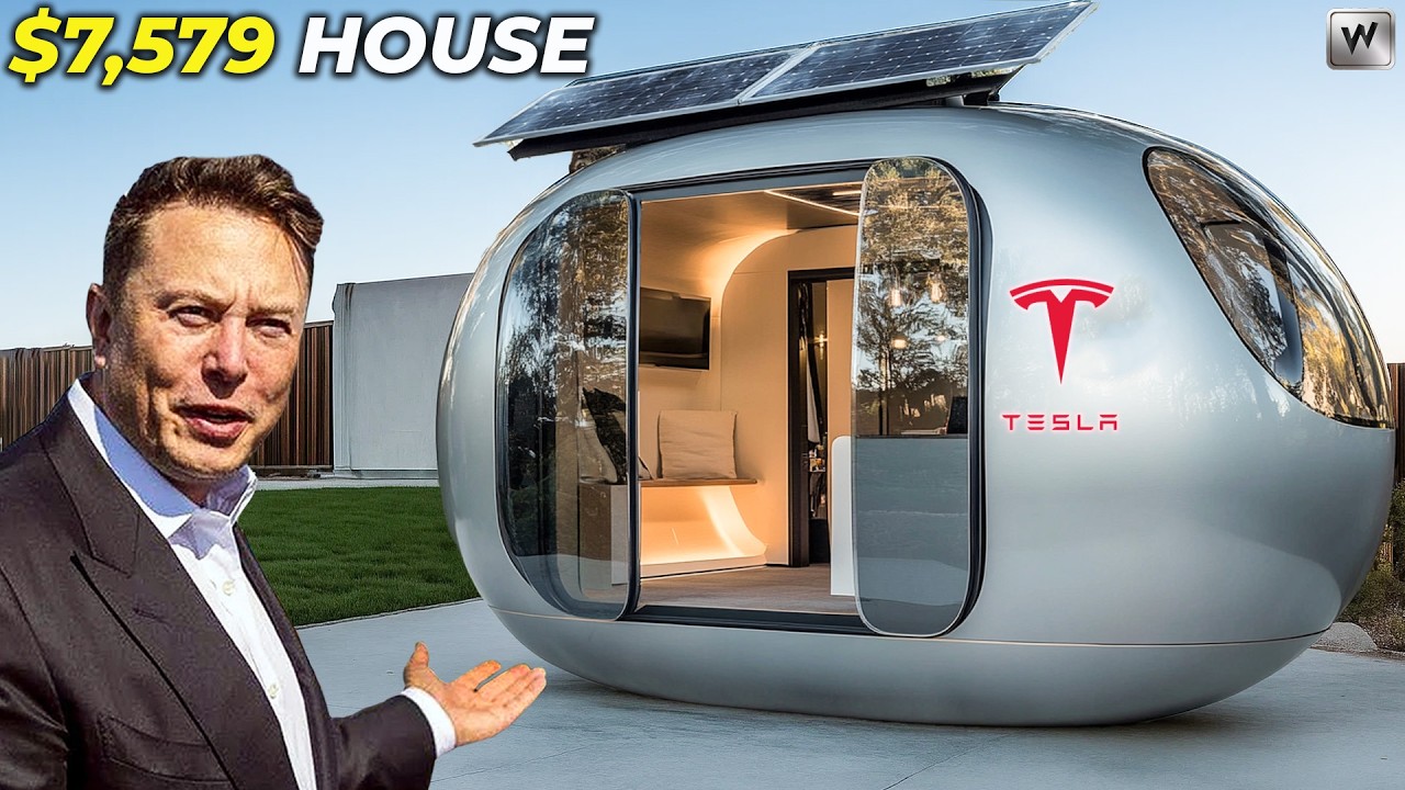$7,579 Tesla Tiny House SHOCKING Revealed: What is Inside Elon Musk's  Game-Changer?