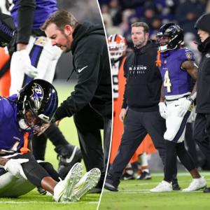 Zay Flowers exits early with knee injury in Ravens worry before playoffs Zay Flowers exits early with knee injury in Ravens worry before playoffs