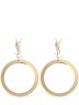 Large hoop in gold earrings by 7 Designer Brands Large hoop in gold earrings by 7 Designer Brands