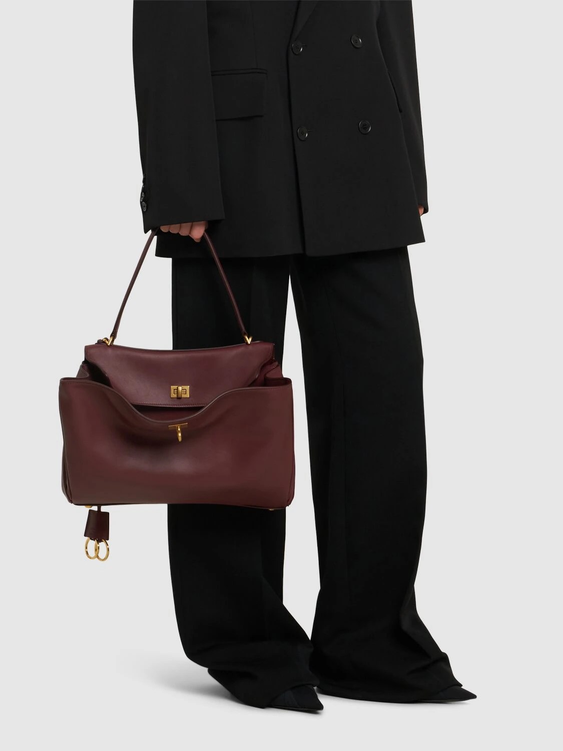 BALENCIAGA Rodeo leather tote bag for Daily BALENCIAGA Rodeo leather tote bag for Daily