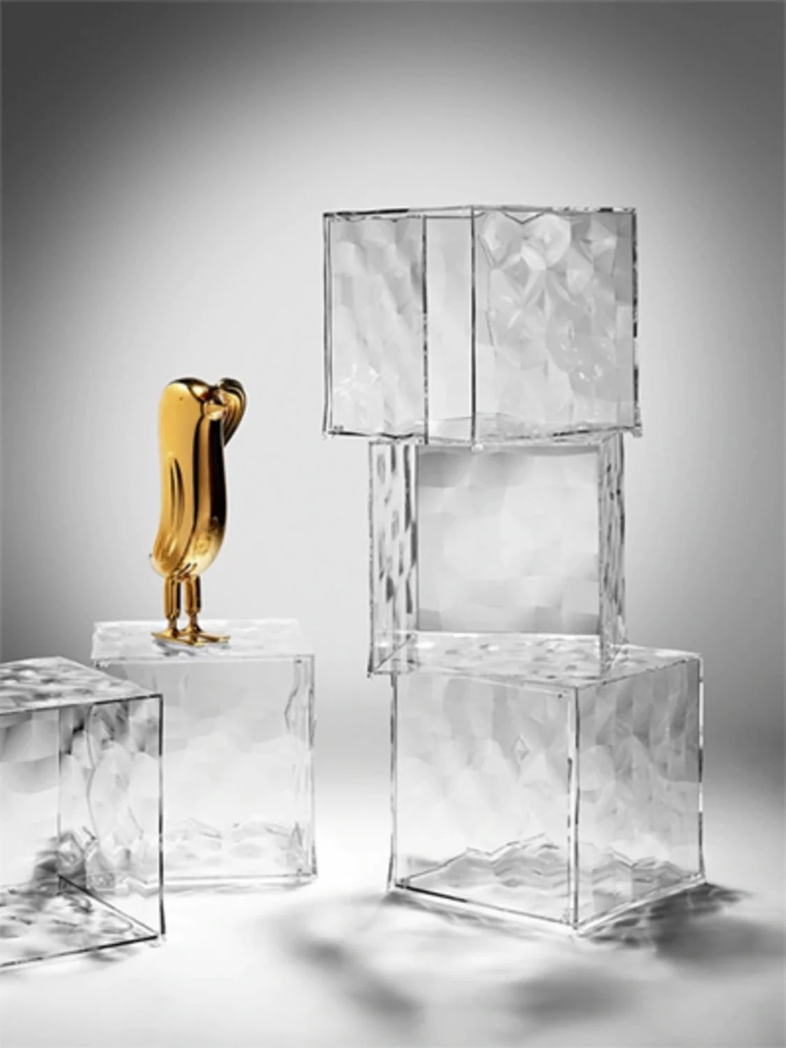KARTELL Optic Container Transparent cube KARTELL Optic Container Transparent cube