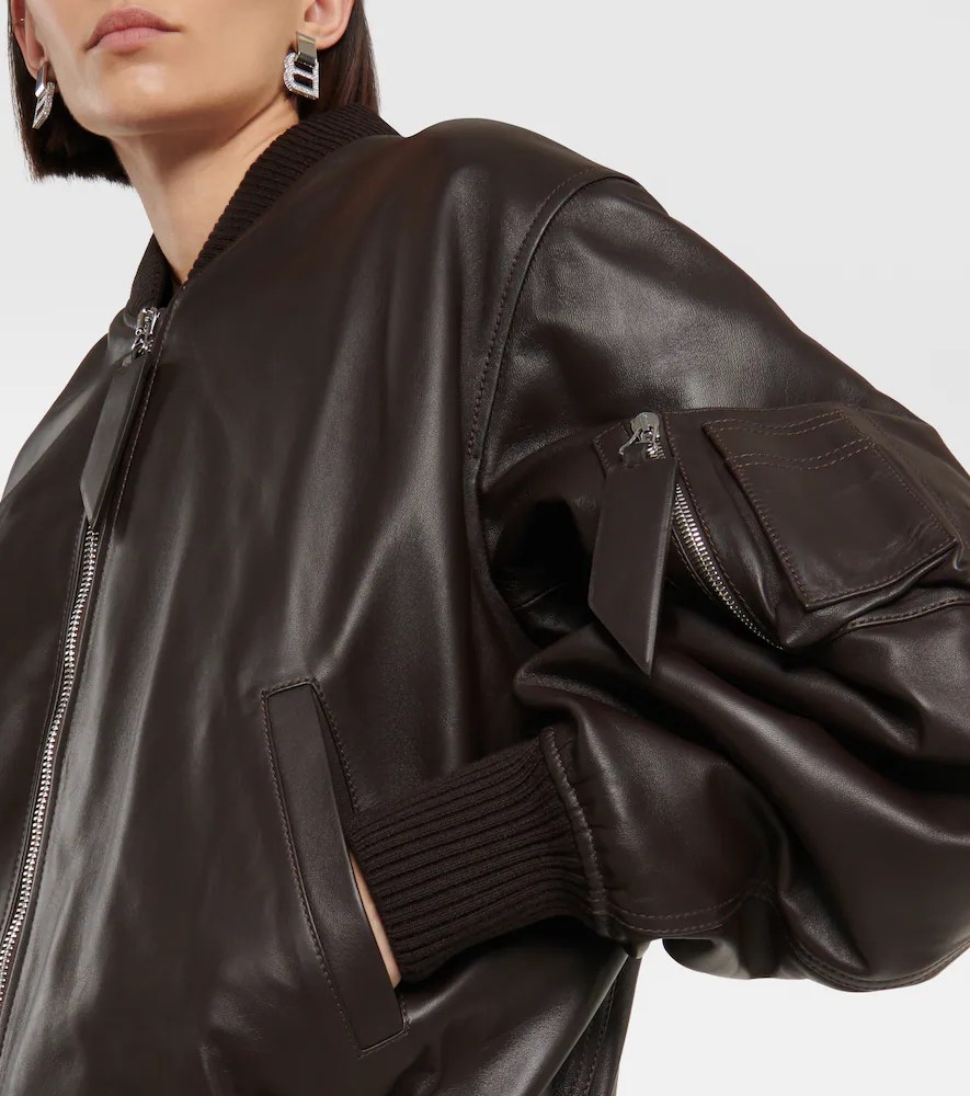 THE ATTICO Anja Leather Jacket outfit THE ATTICO Anja Leather Jacket outfit