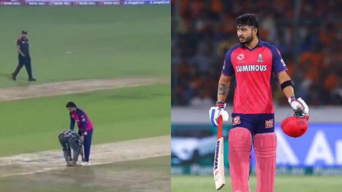 RR vs KKR: रियान पराग के लिए भी फूट पड़ा फैन का प्यार, पैर छूने मैदान में घुसा दर्शक! RR vs KKR: रियान पराग के लिए भी फूट पड़ा फैन का प्यार, पैर छूने मैदान में घुसा दर्शक!