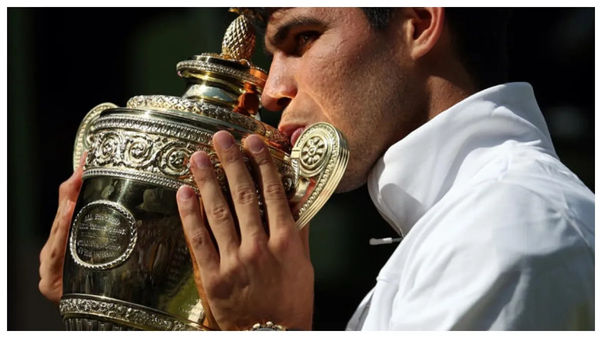 Wimbledon 2024 : नोवाक जोकोविच ने विंबलडन के फाइनल में कार्लोस अल्कराज को हराया Wimbledon 2024 : नोवाक जोकोविच ने विंबलडन के फाइनल में कार्लोस अल्कराज को हराया