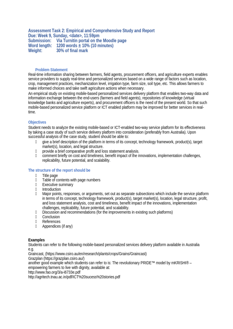 Assessment Task 2 (3) (3) Assessment Task 2 (3) (3)