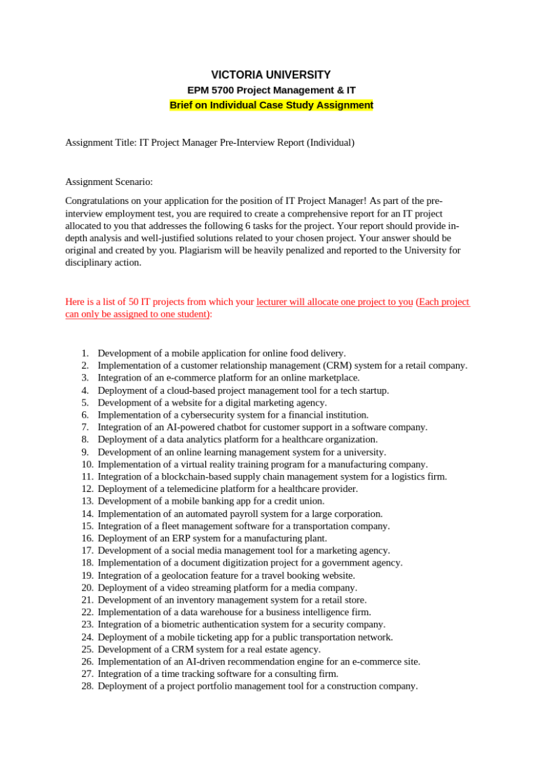 Individual Case Assignment Brief V11 (1) Individual Case Assignment Brief V11 (1)
