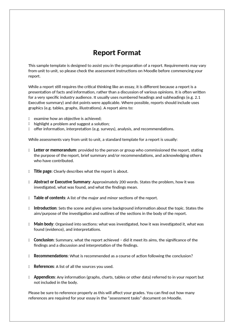 Assessment solution – report template (2) Assessment solution – report template (2)