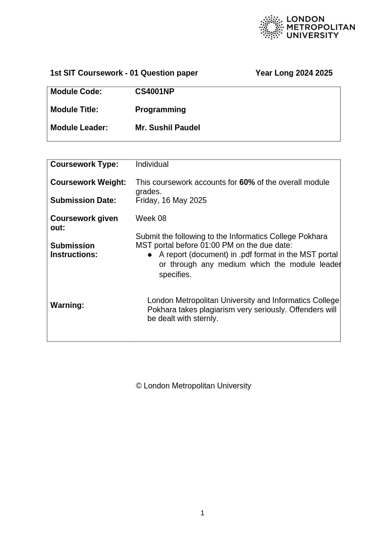 CourseworkJava1 CourseworkJava1