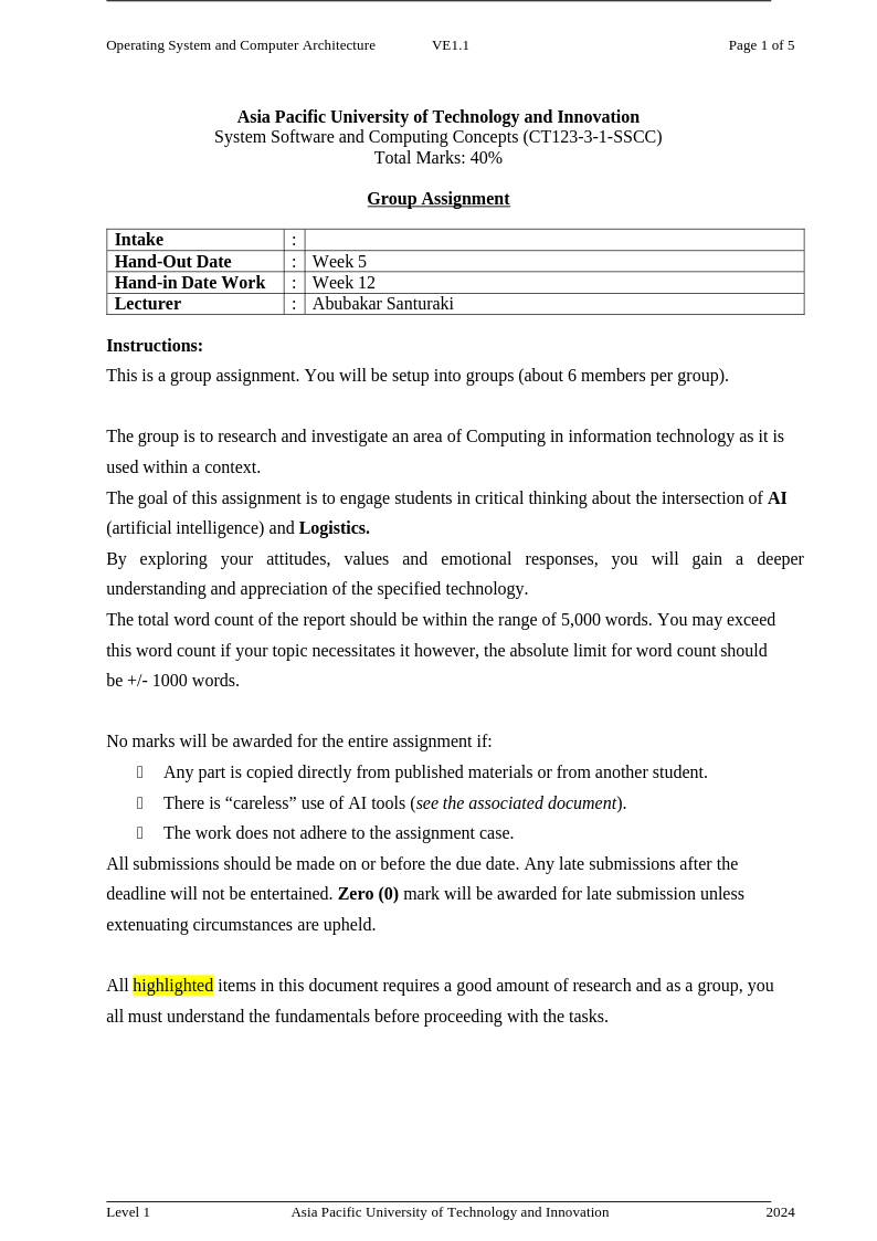 SSCC Group In-course(AI in Logistics) SSCC Group In-course(AI in Logistics)