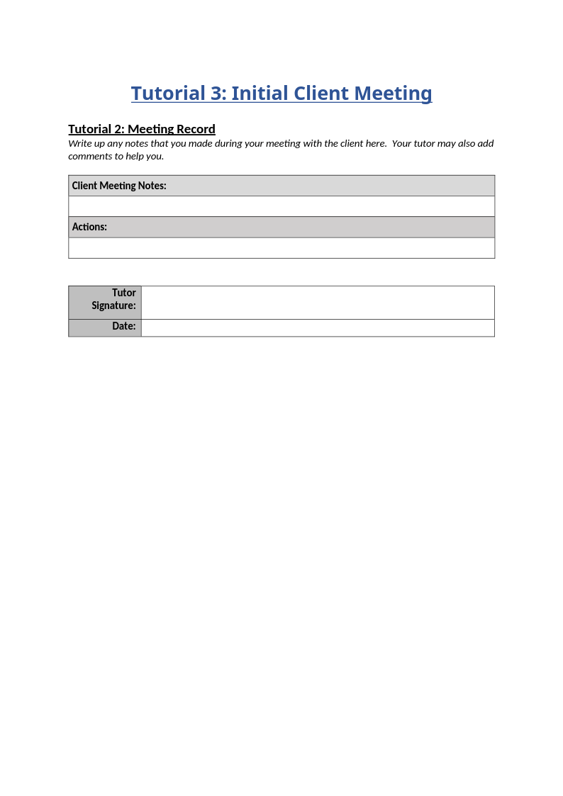 CET333 Tutorial 3 – Third Client Meeting CET333 Tutorial 3 – Third Client Meeting