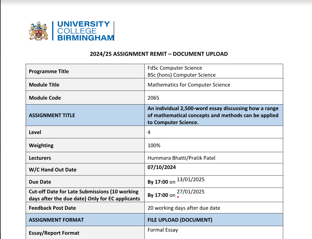 Mathematics for Computer Science Mathematics for Computer Science Mathematics for Computer Science Mathematics for Computer Science