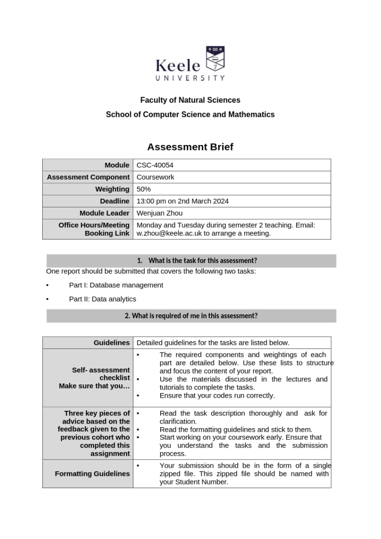 CSC-40054 assessment brief CSC-40054 assessment brief