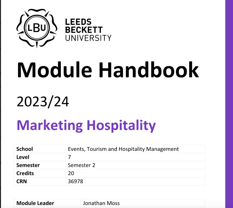 Marketing Hospitality — Events, Tourism and Hospitality Management – British College Marketing Hospitality — Events, Tourism and Hospitality Management – British College