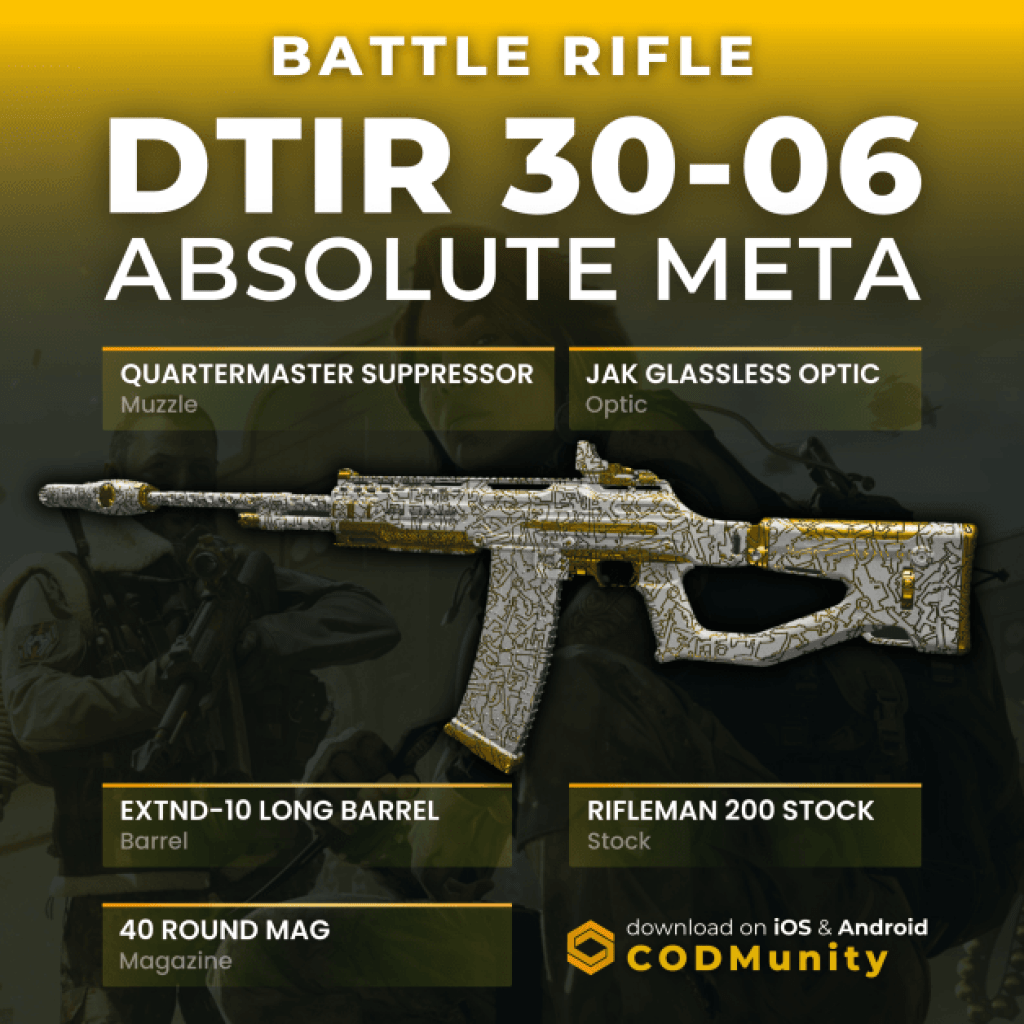 This New Battle Rifle is Absolute Meta in Season 6! Best DTIR 30-06 Loadout This New Battle Rifle is Absolute Meta in Season 6! Best DTIR 30-06 Loadout