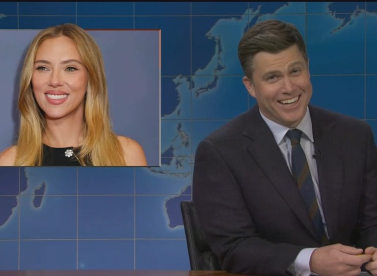 Michael Che Makes Colin Jost Insult Wife Scarlett Johansson in ‘SNL’ Joke Swap: ‘B—- You Having a Hot Flash’ Michael Che Makes Colin Jost Insult Wife Scarlett Johansson in ‘SNL’ Joke Swap: ‘B—- You Having a Hot Flash’