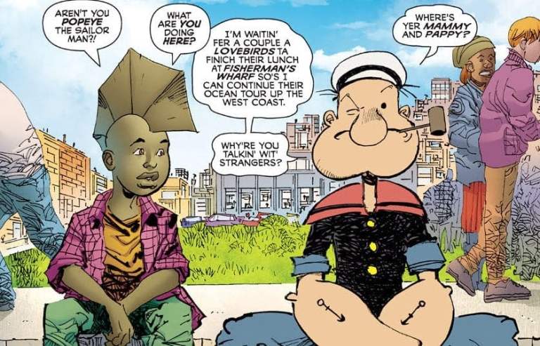 Popeye makes his Image Comics debut in SAVAGE DRAGON this week Popeye makes his Image Comics debut in SAVAGE DRAGON this week