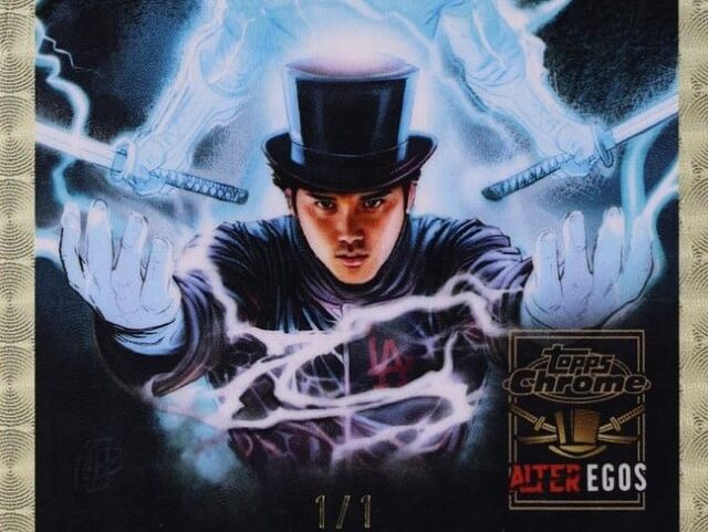 Superhero Shohei Ohtani Alter Ego trading card sells for 5,000 Superhero Shohei Ohtani Alter Ego trading card sells for 5,000