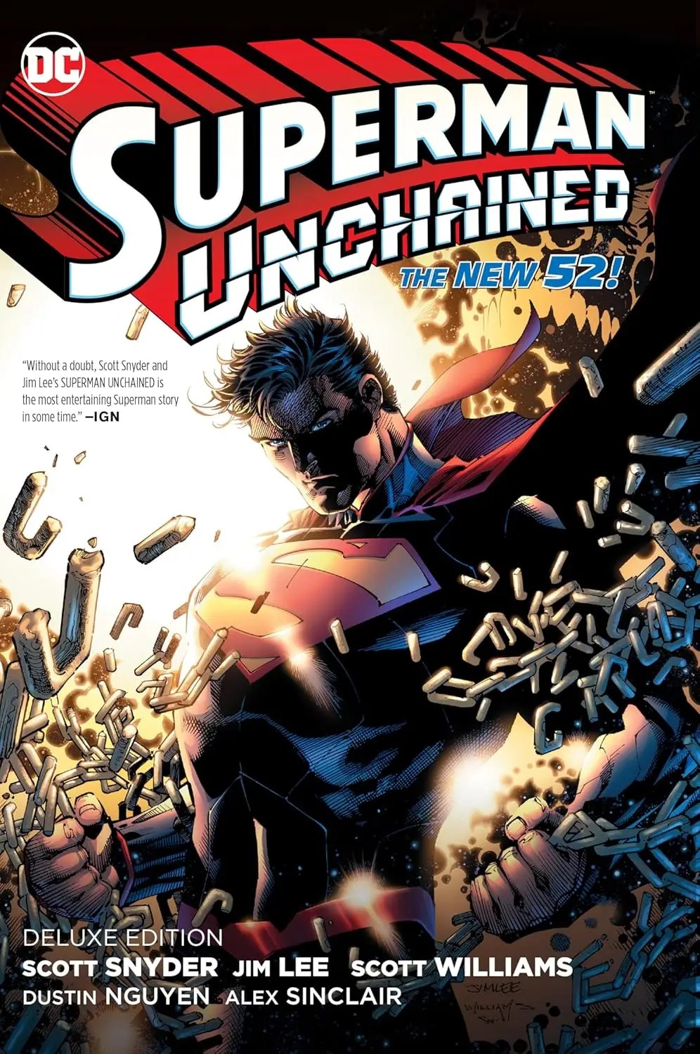 SUPERMAN UNCHAINED THE DELUXE EDITION HC (2023 EDITION)