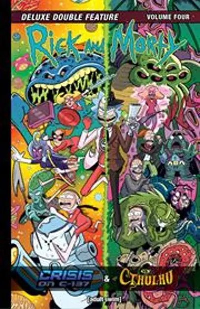 RICK AND MORTY DELUXE DOUBLE FEATURE HC VOL 4 (MR)