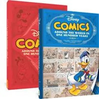 DISNEY COMICS HC AROUND THE WORLD IN ONE HUNDRED YEARS DELUXE EDITION