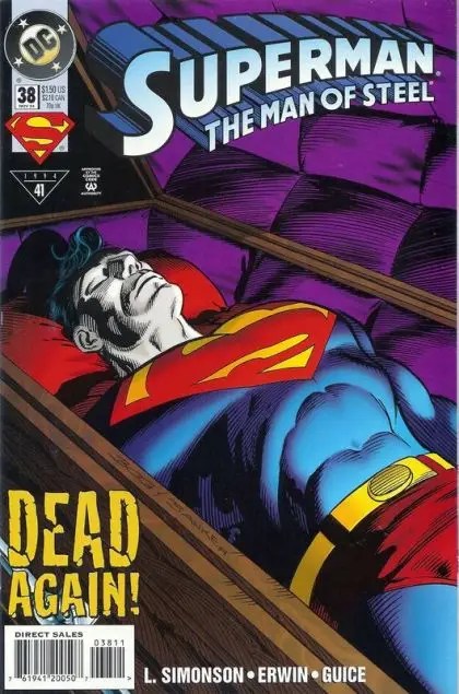 Superman: The Man of Steel #38A