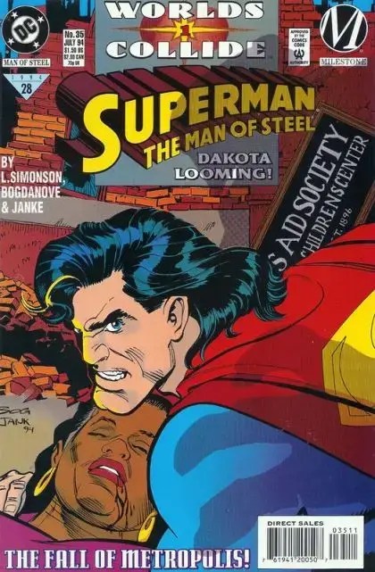 Superman: The Man of Steel #35A