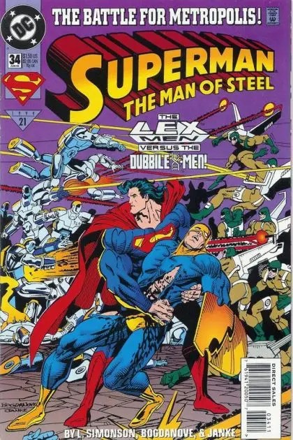 Superman: The Man of Steel #34A