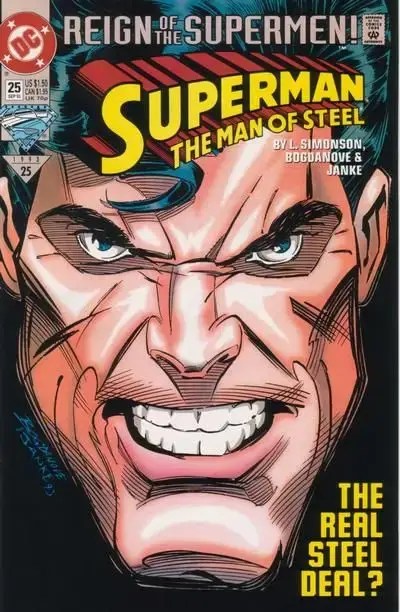 Superman: The Man of Steel #25A