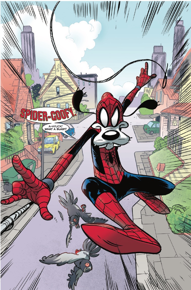 Marvel and Disney: What If Goofy Became Spider-Man #1 Preview Marvel and Disney: What If Goofy Became Spider-Man #1 Preview