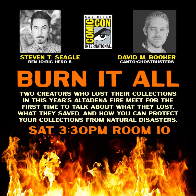 What It’s Like To See 50,000 Comics (And Your Home) Burn, At SDCC What It’s Like To See 50,000 Comics (And Your Home) Burn, At SDCC