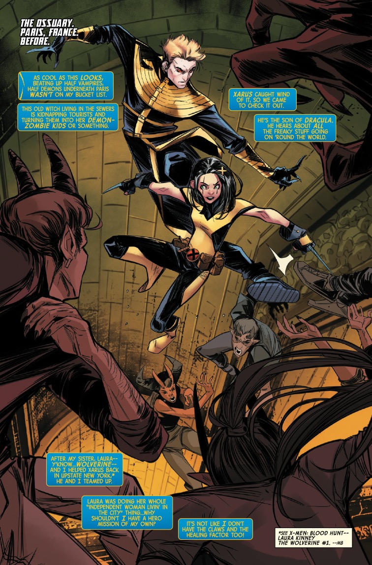 Laura Kinney: Wolverine #9 Preview: Bloodlines and Family Feuds Laura Kinney: Wolverine #9 Preview: Bloodlines and Family Feuds