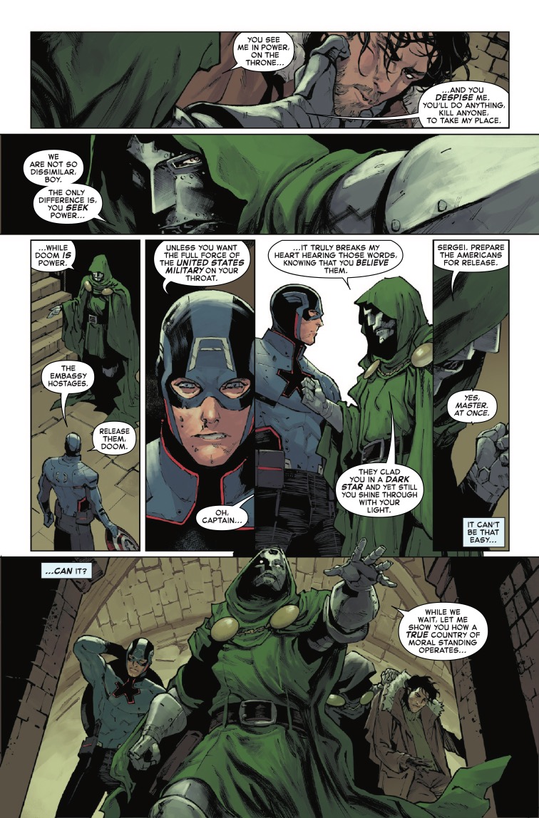 Captain America #3 Preview: Doom’s Origin Story Revealed Captain America #3 Preview: Doom’s Origin Story Revealed