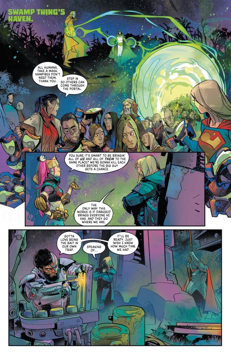 DC vs. Vampires: World War V #12 Preview: Constantine, Babysitter?! DC vs. Vampires: World War V #12 Preview: Constantine, Babysitter?!