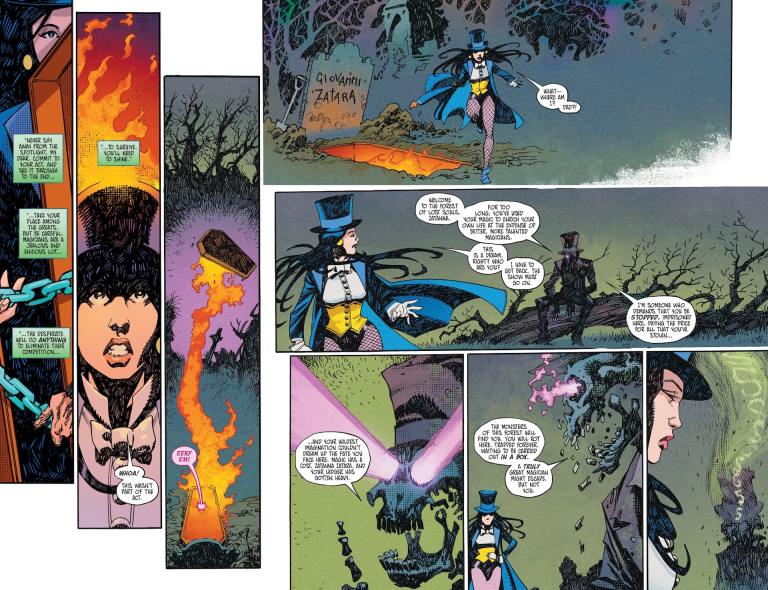 DC’s Zatannic Panic #1 Preview: Tricks, Treats, and Tragic Magic DC’s Zatannic Panic #1 Preview: Tricks, Treats, and Tragic Magic