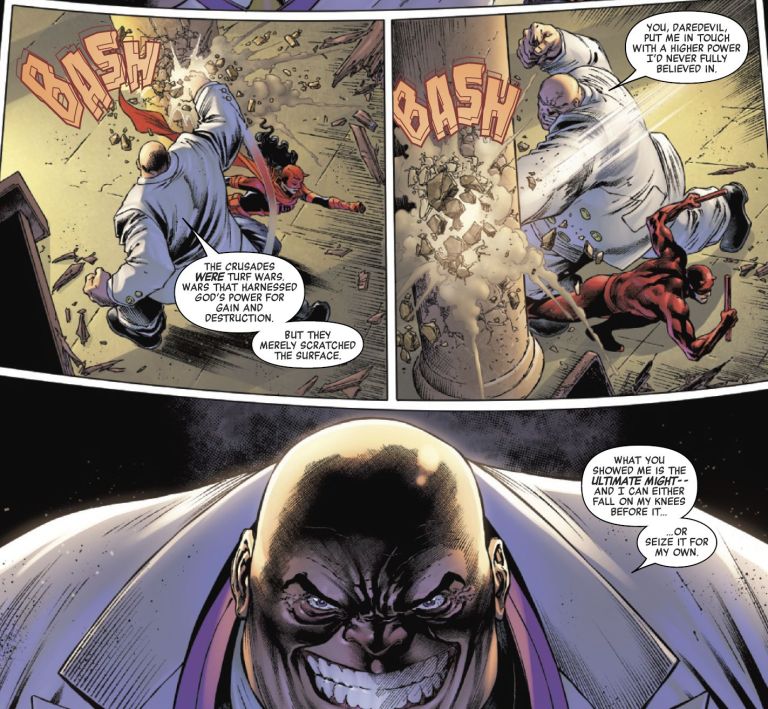 Kingpin Looking To Take Down God, In Daredevil #25 (Spoilers) Kingpin Looking To Take Down God, In Daredevil #25 (Spoilers)