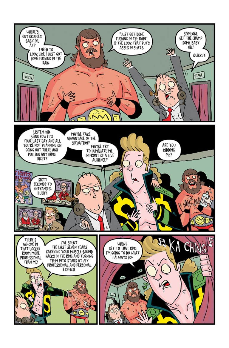 Wrestle Heist: Kyle Starks Bodyslams Into December at Image Comics Wrestle Heist: Kyle Starks Bodyslams Into December at Image Comics