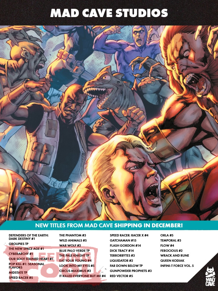 Mad Cave Studios’ December 2025 Full Solicits, Dan DiDio On Defenders Mad Cave Studios’ December 2025 Full Solicits, Dan DiDio On Defenders